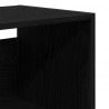 Highboard Czarny Dąb 69,5 x 34 x 180 cm Materiał drewnopochodny