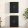 Szafka ścienna 2 pcs Czarny Dąb 69,5 x 34 x 90 cm