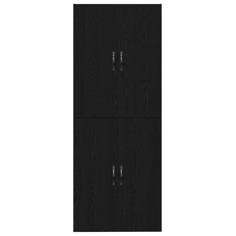 Szafka ścienna 2 pcs Czarny Dąb 69,5 x 34 x 90 cm