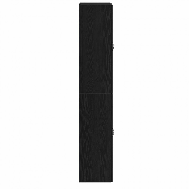 Szafka ścienna 2 pcs Czarny Dąb 69,5 x 34 x 90 cm