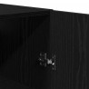 Szafka ścienna 2 pcs Czarny Dąb 69,5 x 34 x 90 cm