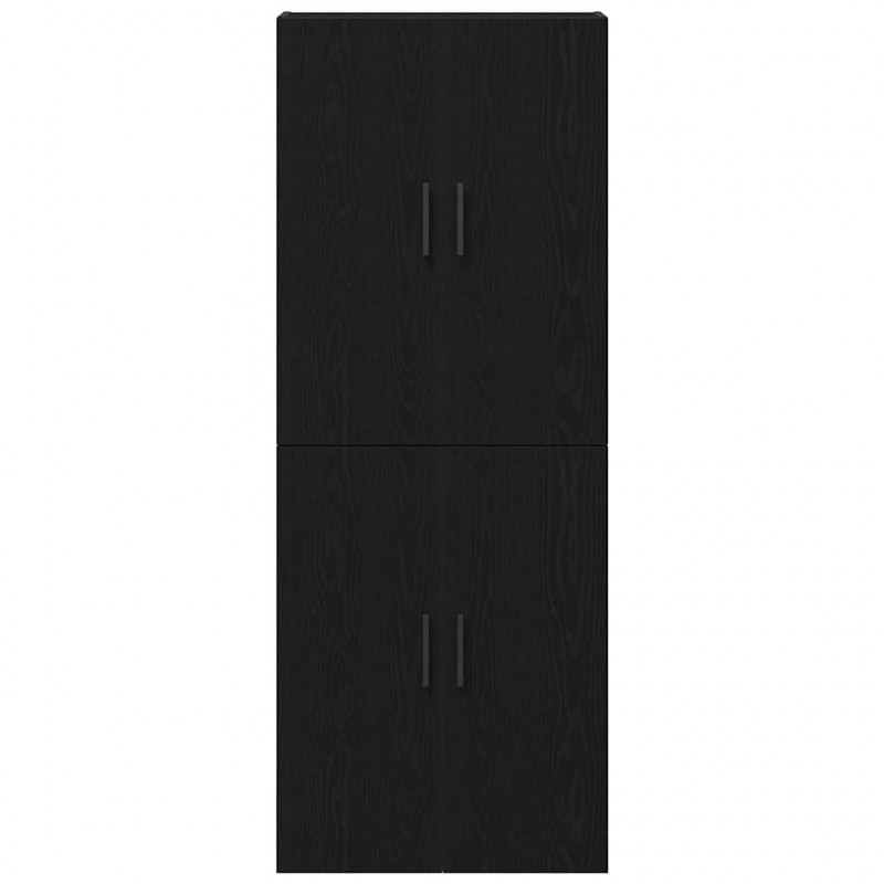 Szafka ścienna 2 pcs Czarny Dąb 69,5 x 34 x 90 cm