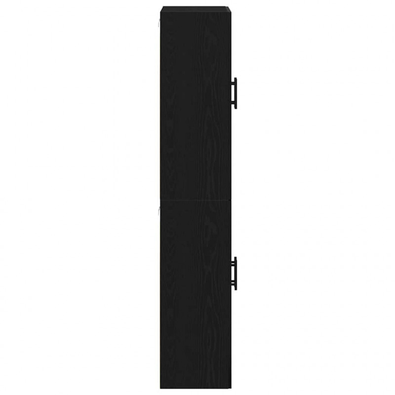 Szafka ścienna 2 pcs Czarny Dąb 69,5 x 34 x 90 cm