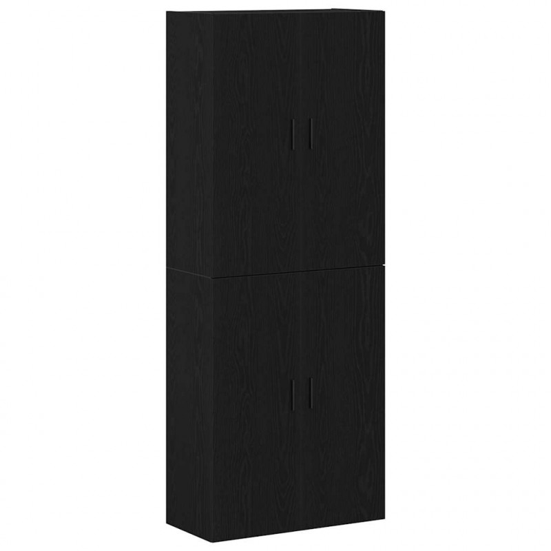 Szafka ścienna 2 pcs Czarny Dąb 69,5 x 34 x 90 cm