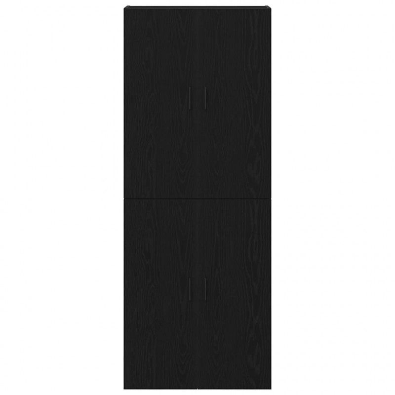 Szafka ścienna 2 pcs Czarny Dąb 69,5 x 34 x 90 cm