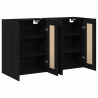 Szafka wisząca 2 pcs Dąb rzemieślniczy 69,5 x 34 x 90 cm