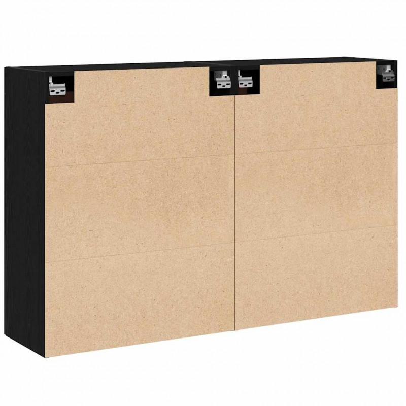 Szafka wisząca 2 pcs Dąb rzemieślniczy 69,5 x 34 x 90 cm