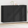 Szafka wisząca 2 pcs Czarny Dąb 69,5 x 34 x 90 cm
