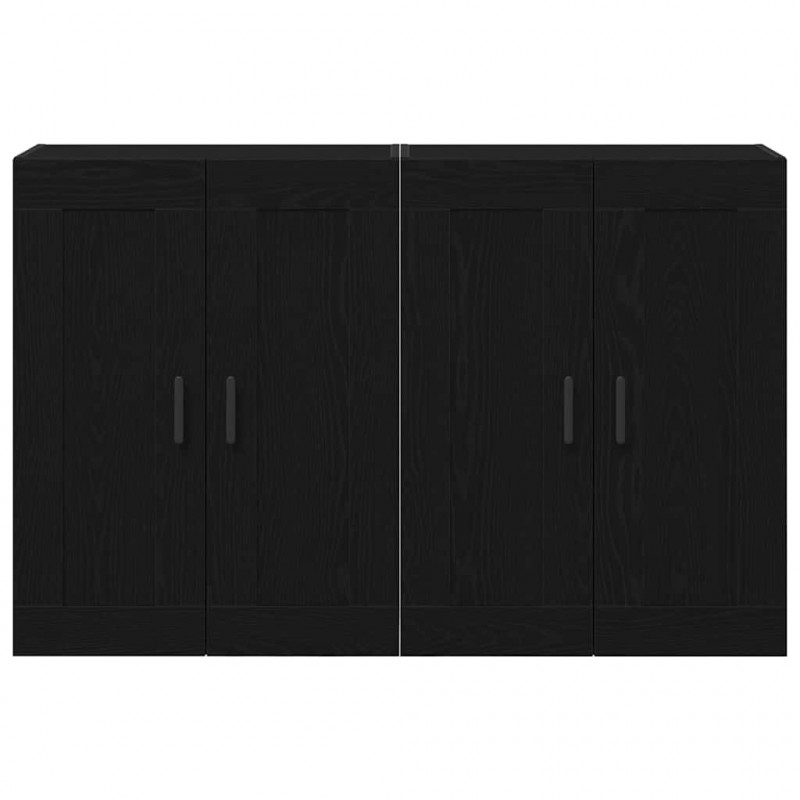 Szafka wisząca 2 pcs Czarny Dąb 69,5 x 34 x 90 cm