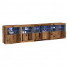 Komoda LED Ze LED Lights Stare drewno 283 x 37 x 67 cm