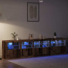 Komoda LED Ze LED Lights Stare drewno 283 x 37 x 67 cm