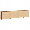 Komoda LED Ze LED Lights Stare drewno 283 x 37 x 67 cm