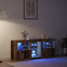 Komoda LED Ze LED Lights Stare drewno 162 x 37 x 67 cm