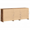 Komoda LED Ze LED Lights Stare drewno 162 x 37 x 67 cm