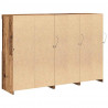 Komoda LED Ze LED Lights Stare drewno 142,5 x 37 x 100 cm