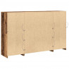 Komoda LED Ze LED Lights Stare drewno 163 x 37 x 100 cm