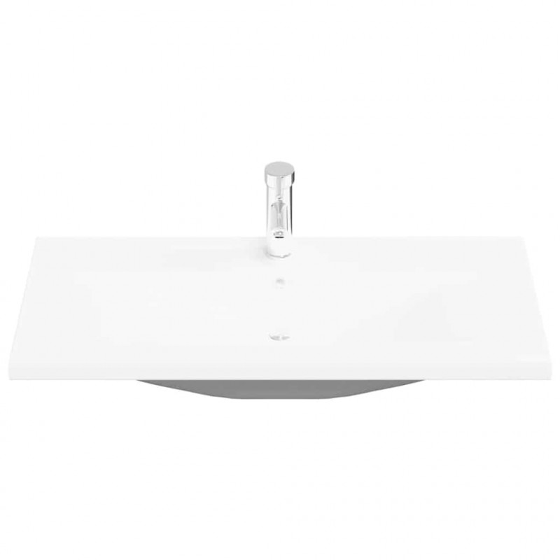 Szafka pod umywalkę z szufladą 3 pcs Czarny Dąb
