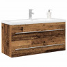 Szafka pod umywalkę 2 pcs Stare drewno 100 x 38,5 x 48 cm