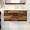 Szafka pod umywalkę 2 pcs Stare drewno 100 x 38,5 x 48 cm