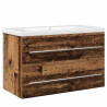 Szafka pod umywalkę 2 pcs Stare drewno 80 x 38,5 x 48 cm