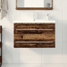 Szafka pod umywalkę 2 pcs Stare drewno 80 x 38,5 x 48 cm