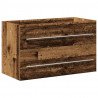 Szafka pod umywalkę 2 pcs Stare drewno 80 x 38,5 x 48 cm
