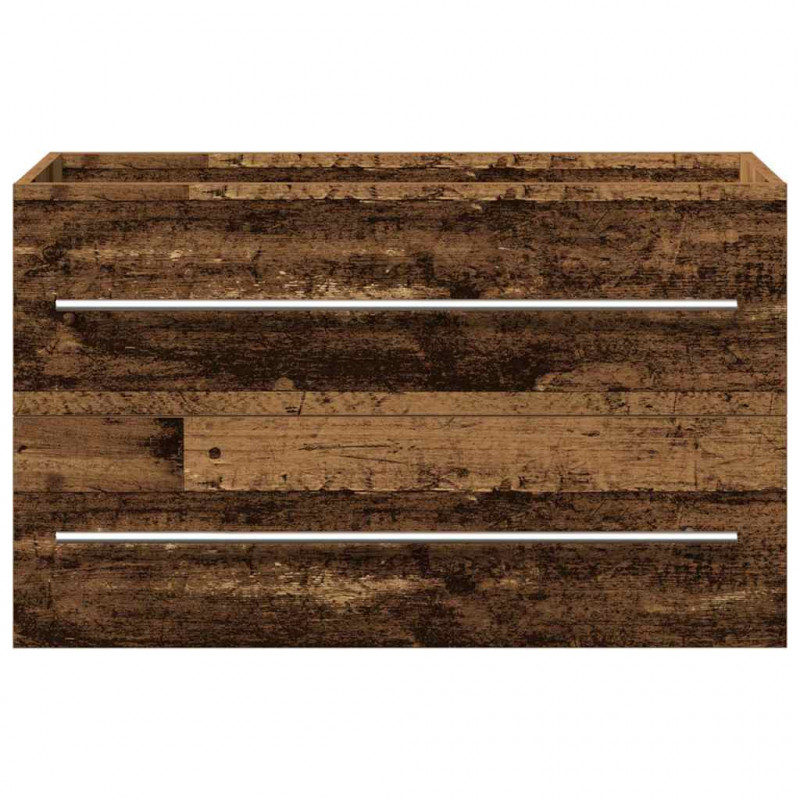 Szafka pod umywalkę 2 pcs Stare drewno 80 x 38,5 x 48 cm