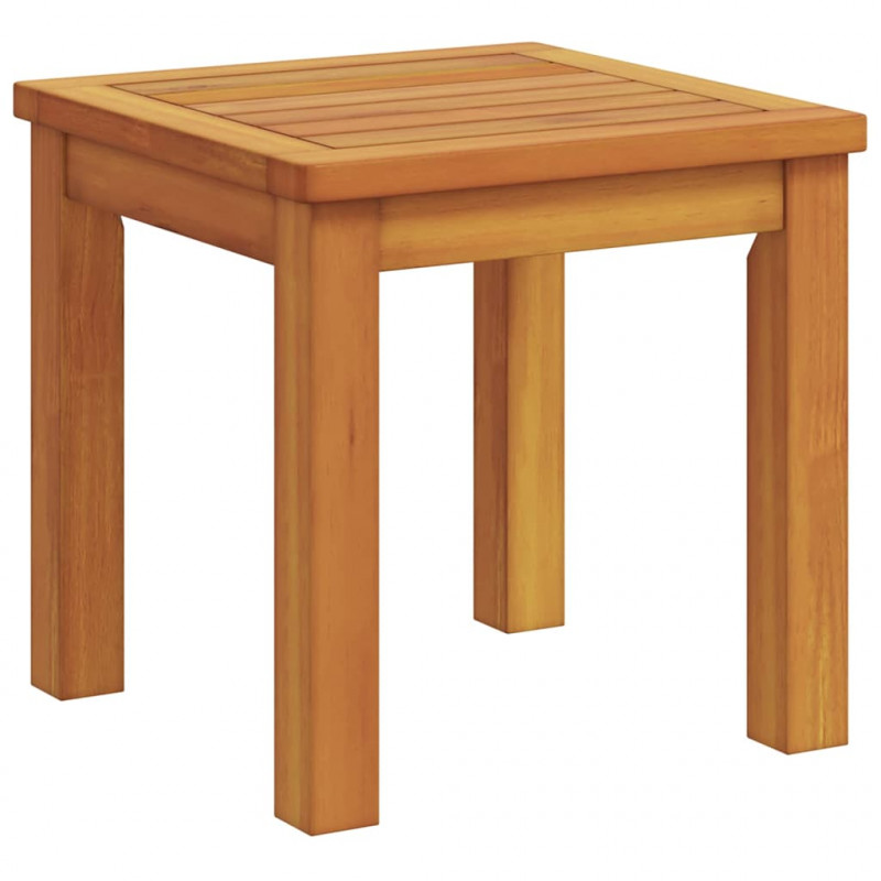 Leżak 3 pcs Brązowy Lite Drewno Akacji