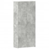 Szafka na buty Szary 80 x 35.5 x 180 cm Materiał drewnopochodny