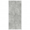 Szafka na buty Szary 80 x 35.5 x 180 cm Materiał drewnopochodny