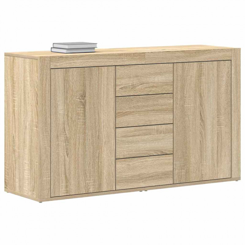 Bufet Dąb Sonoma 120 x 36 x 69 cm Materiał drewnopochodny