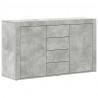 Bufet Betonowy szary 120 x 36 x 69 cm Materiał drewnopochodny