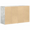 Bufet Betonowy szary 120 x 36 x 69 cm Materiał drewnopochodny