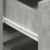Bufet Betonowy szary 120 x 36 x 69 cm Materiał drewnopochodny