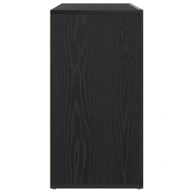 Bufet Czarny Dąb 120 x 36 x 69 cm Materiał drewnopochodny