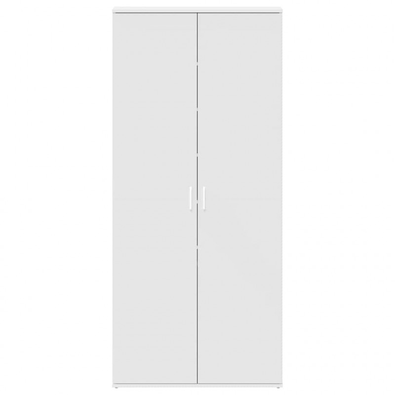 Szafka na buty Biały 80 x 39 x 178 cm Materiał drewnopochodny