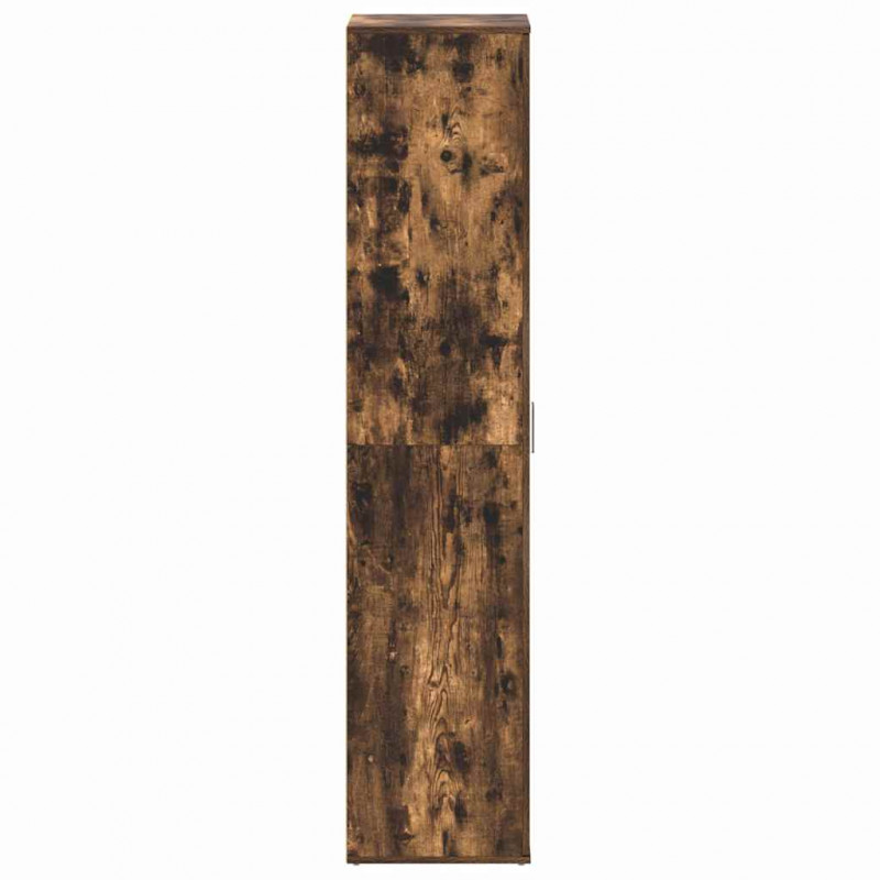 Szafka na buty z półką z drzwiami Dąb wędzony 80 x 39 x 178 cm