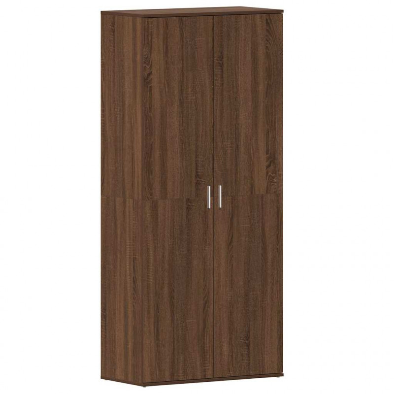 Szafka na buty z półką z drzwiami Brązowy dąb 80 x 39 x 178 cm