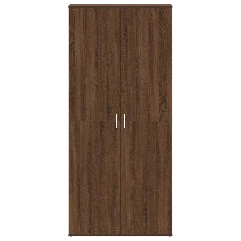 Szafka na buty z półką z drzwiami Brązowy dąb 80 x 39 x 178 cm