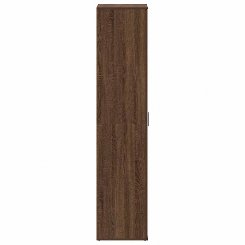 Szafka na buty z półką z drzwiami Brązowy dąb 80 x 39 x 178 cm
