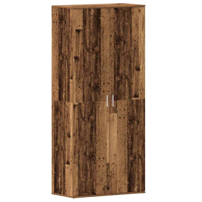 Szafka na buty z półką z drzwiami Stare drewno 80 x 39 x 178 cm