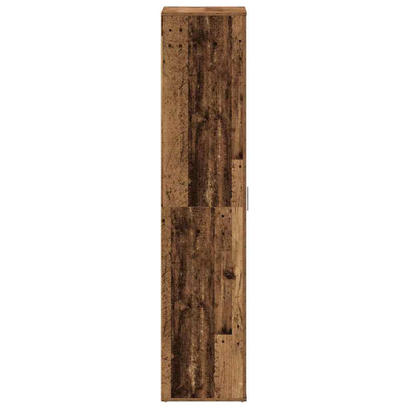 Szafka na buty z półką z drzwiami Stare drewno 80 x 39 x 178 cm