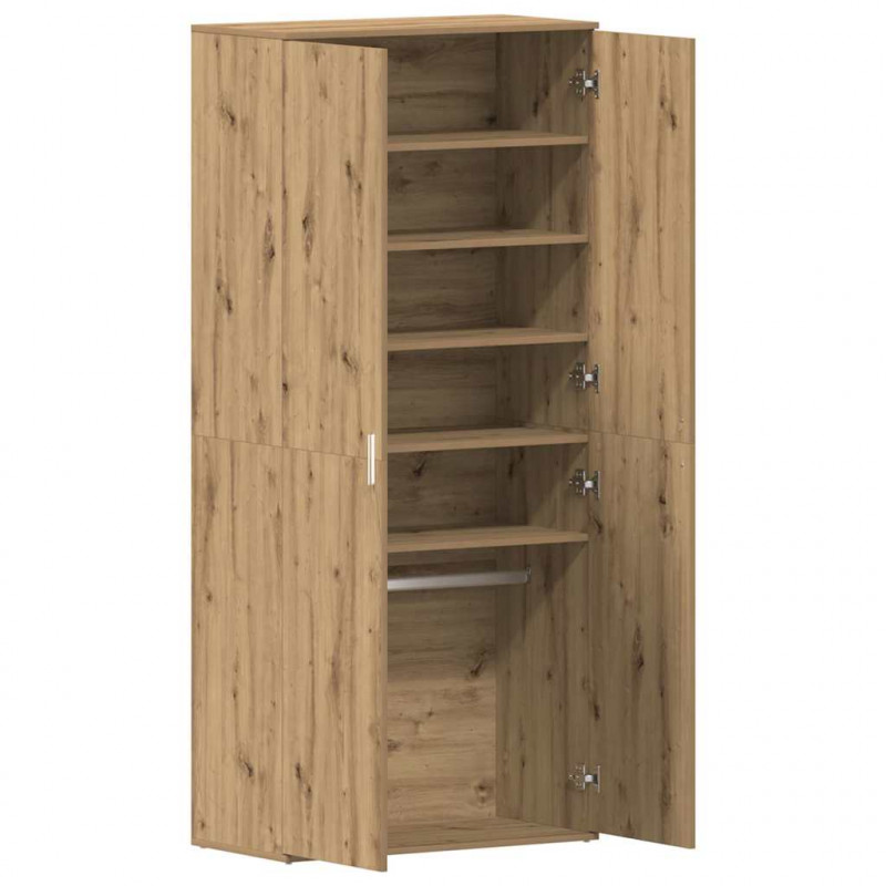 Szafka na buty z półką Dąb rzemieślniczy 80 x 39 x 178 cm