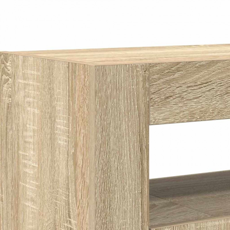 Bufet Dąb Sonoma 116 x 30 x 75 cm Materiał drewnopochodny