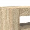 Bufet Dąb Sonoma 116 x 30 x 75 cm Materiał drewnopochodny
