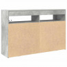 Bufet Betonowy szary 116 x 30 x 75 cm Materiał drewnopochodny