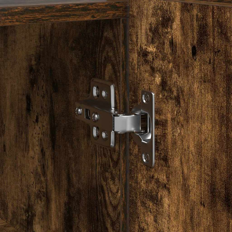 Bufet Dąb wędzony 116 x 30 x 75 cm Materiał drewnopochodny