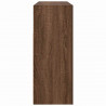 Bufet Brązowy dąb 116 x 30 x 75 cm Materiał drewnopochodny