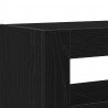 Bufet Czarny Dąb 116 x 30 x 75 cm Materiał drewnopochodny