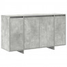 Bufet Betonowy szary 135 x 41 x 75 cm Materiał drewnopochodny